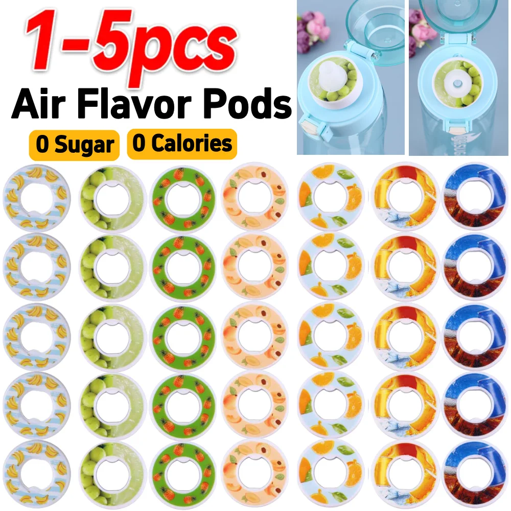 10-1pc Air Flavour Pods Drink More Water Sports Bottle Flavour Pod 0 Sugar Used In Flavoured Drinking Bottle 0 Calories