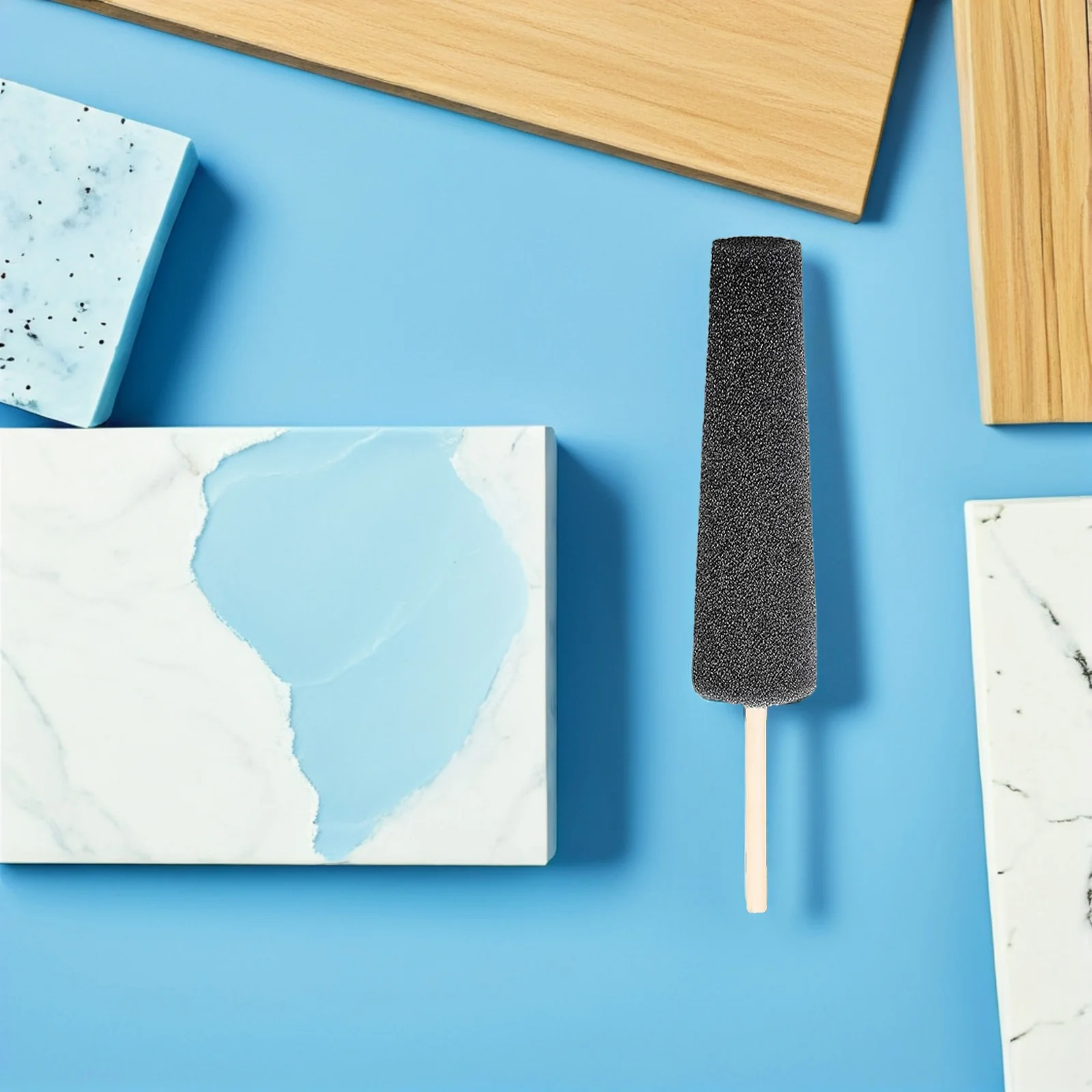 

4Pcs Clay Carving Sponge Stick Tool for Pottery Trimming Efficient Burr Removal Sponge for Art Studio Home Classroom Use