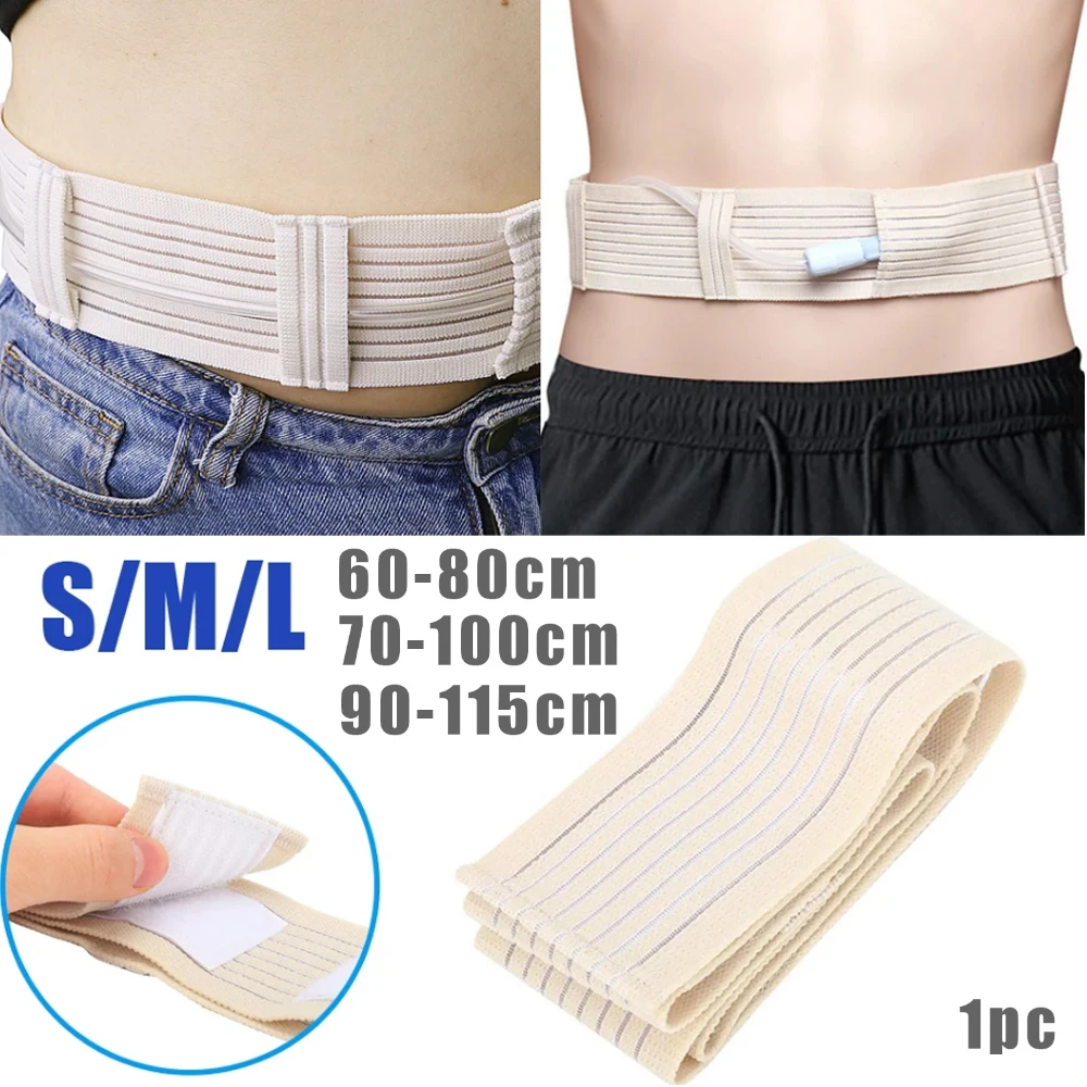 

1 Piece S/M/L Peritoneal Dialysis Conduit Belt Strap Beltbreathable Skin-friendly Adjustable Abdominal Belt for Patient Care