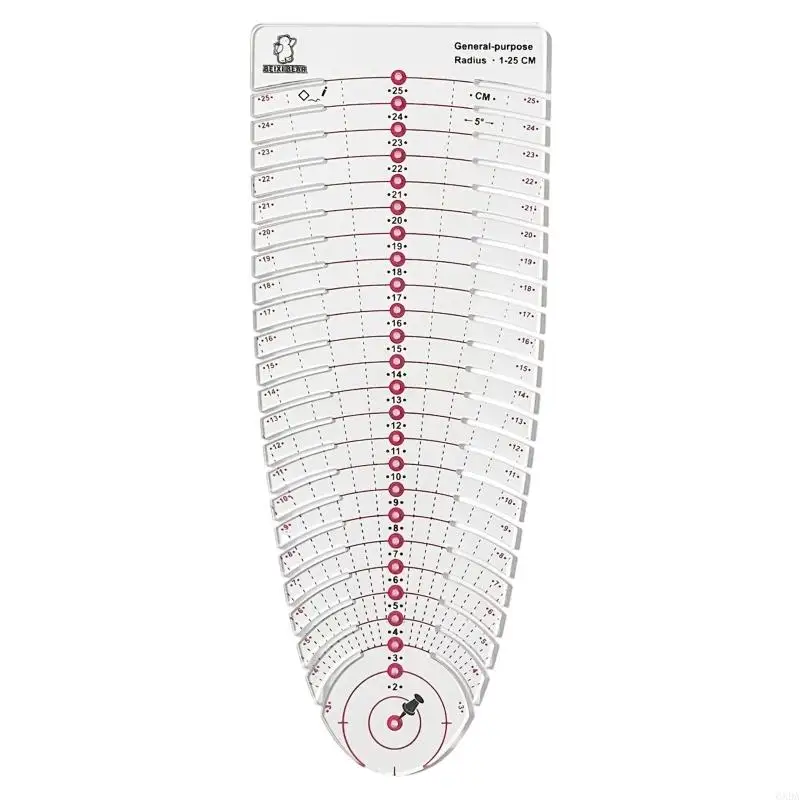 Multifunctional Measuring Ruler Sewing Ruler Measuring Scale For Dressmaking Precise Fabric Cutting And Quilting Tasks 6XDA