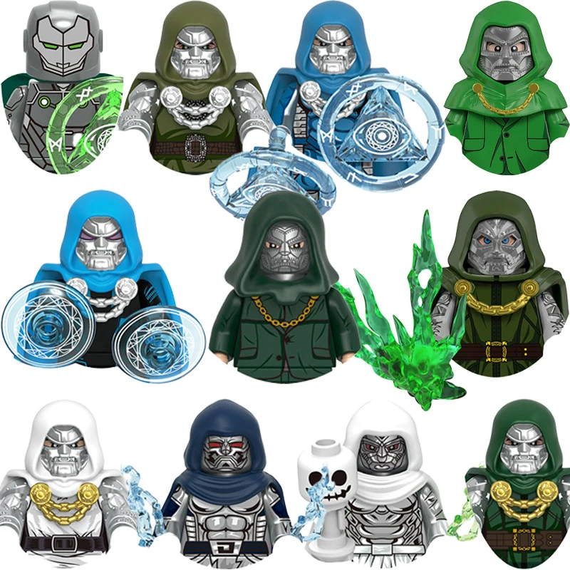 

Marvel Legends New Doctor Doom Building Blocks Mini Figures Minifigures Toys Bricks Gifts For Children Adults