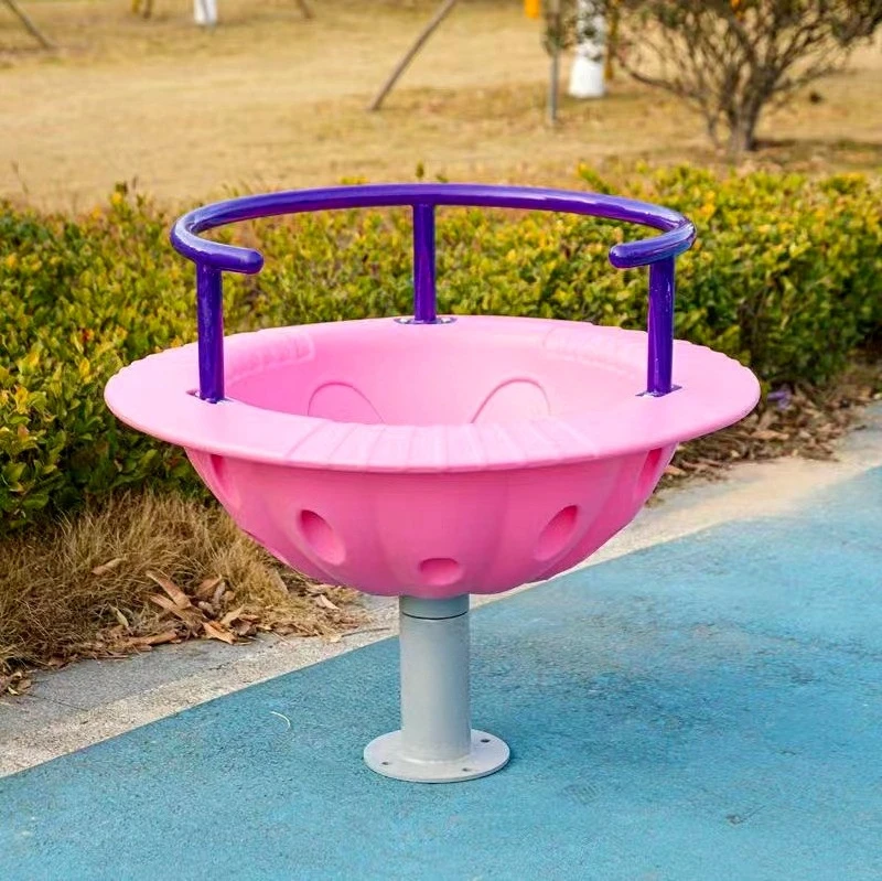 Big bowl guardrail swivel chair. Park leisure swivel chair
