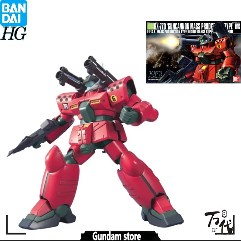 

Коллекционные фигурки BANDAI GUNDAM HGUC 100% оригинальные модели GUNCANNON, массовое производство THUNDERBOLT, Аниме фигурки, коллекционные украшения