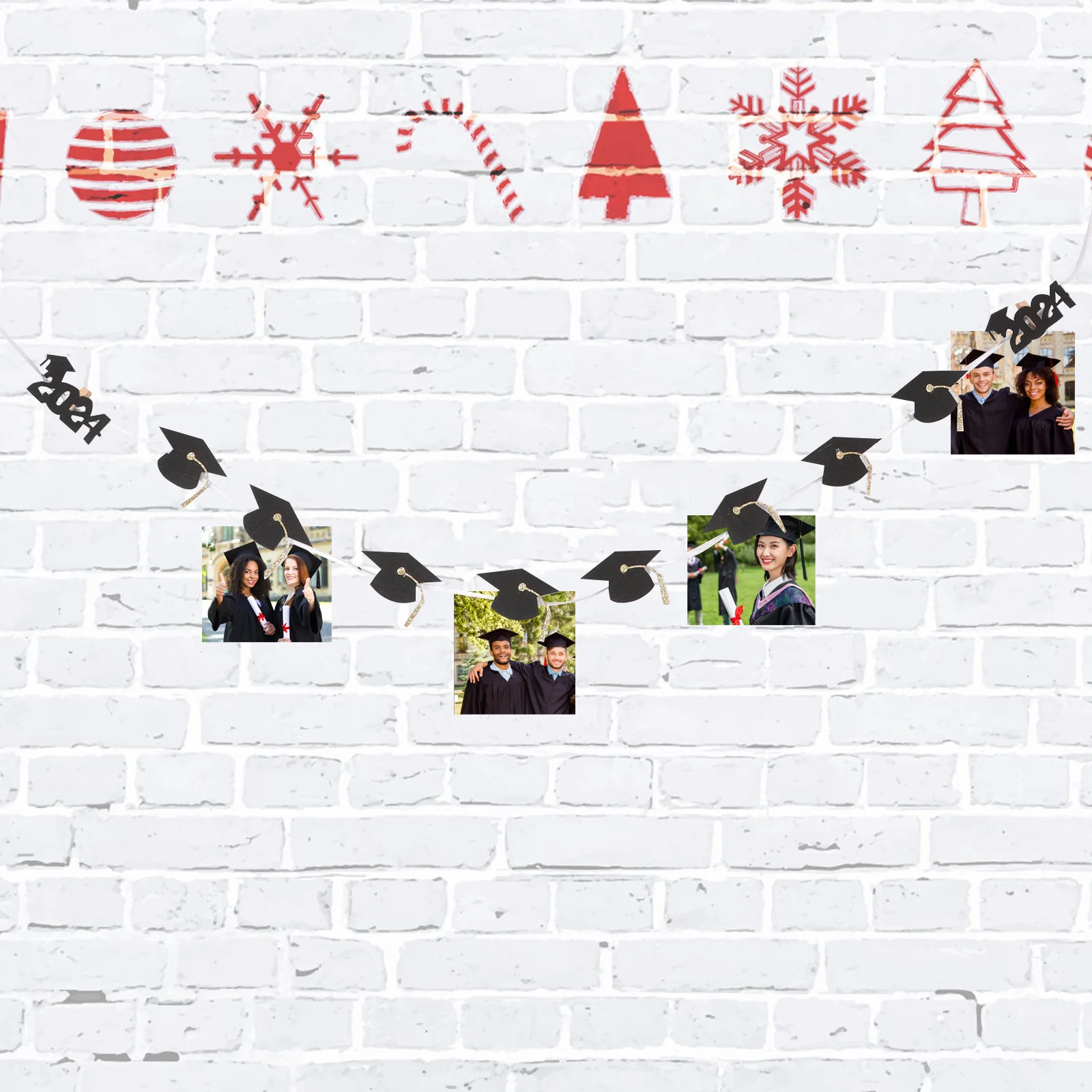 1 مجموعة ورأى التخرج مقاطع الصور للملاحظات ورقة الموثق مذكرة عرض مقاطع الحرفية الصغيرة معلقة منظم صور ديكور #1