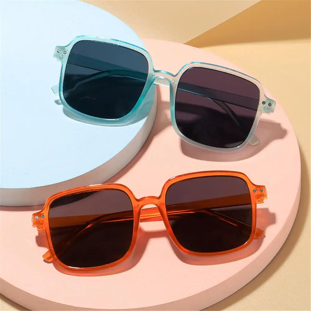 

Retro Fashionable Children's Sunglasses UV Protection Korean Style Square Frame Sun Glasses Baby Shades for Boys and Girls