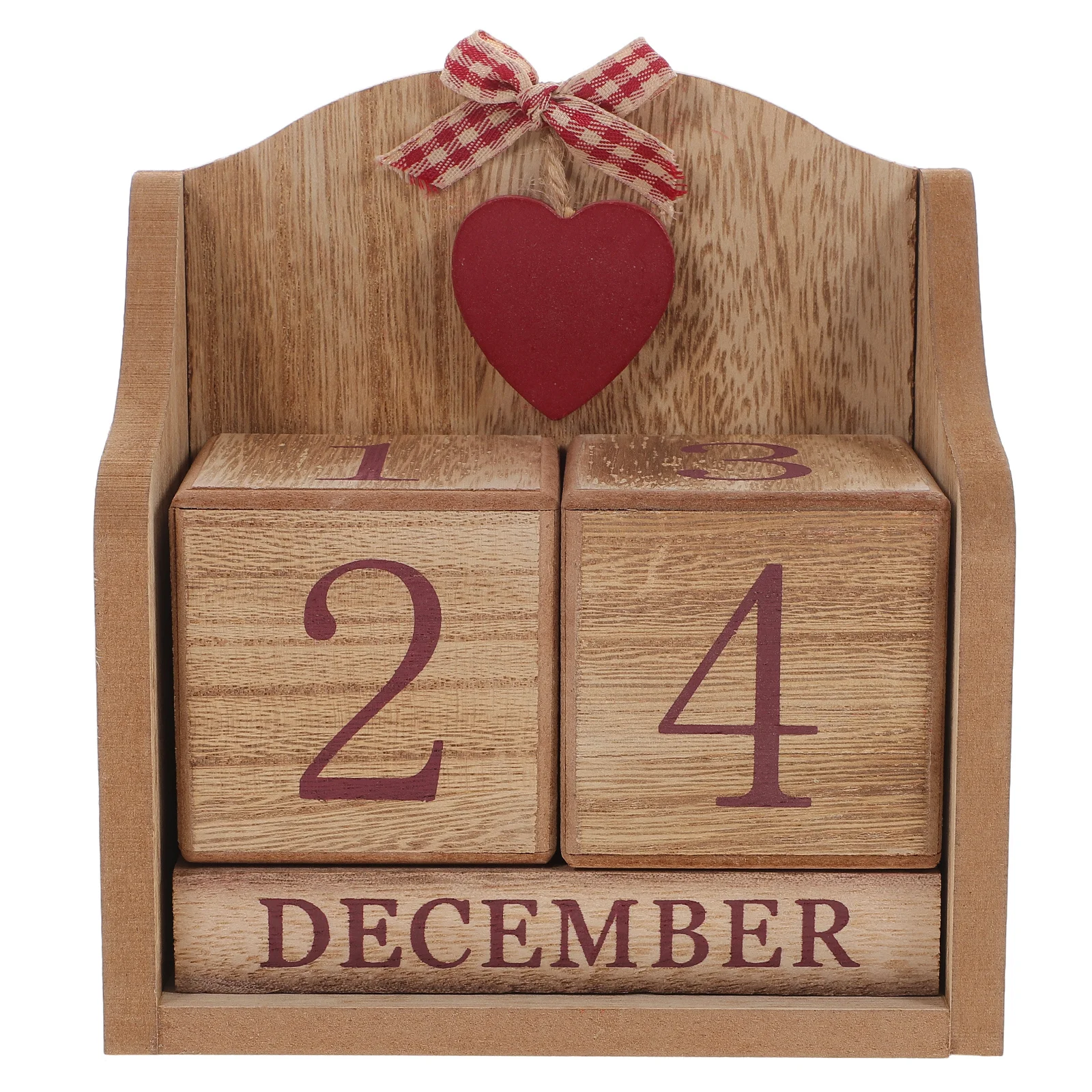 

Wooden Perpetual Calendar Desktop Blocks High-Grade Wood Material Long Lasting Office Desk Decor Yearly Date Tracker