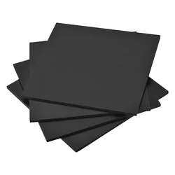 4pcs Black EVA Foam Sheets Spone Foam 7mm Thick 10x10 Inch Craft EVA Sheets DIY Handmade Model Making Material