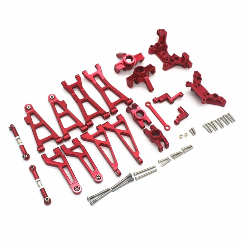 Ensemble de veilleuses de direction de bras de suspension en métal, kit de pièces de mise à niveau de voiture RC, MJX Hyper Go 16207 16208 16209 16210 H16 1/16, 1