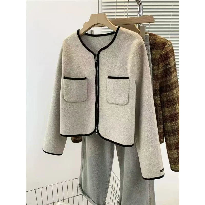 

2025 New Autumn and Winter High-end Small Short Woolen Jacket