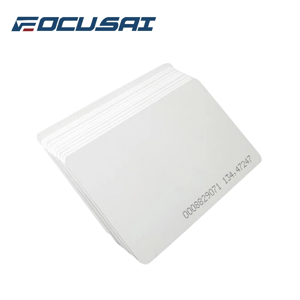 FOCUSAI Blank Electronic Chip Card 10pcs TK4100 125kHz RFID Card RFID Proximity ID Card Token Tag Key Card