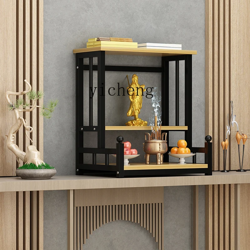 CZ  Buddha Cage  Buddha Cabinet Altar Fairy   Statue Sitting Table Buddha Table Household Economical