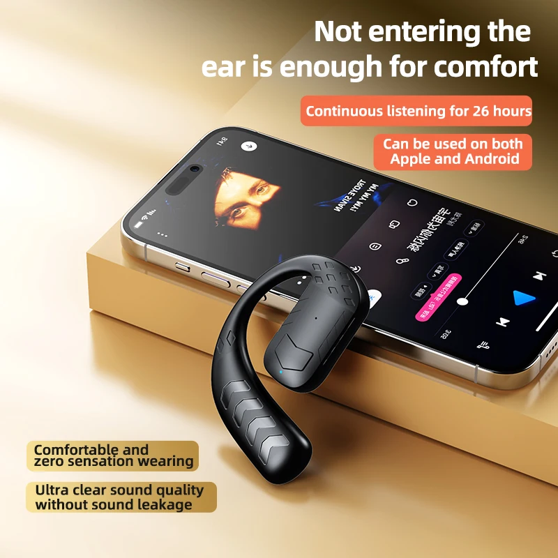 New T30 wireless open Bluetooth earphones with ultra long battery life and HIFI sound quality, comfortable to wear on both left - Image 2