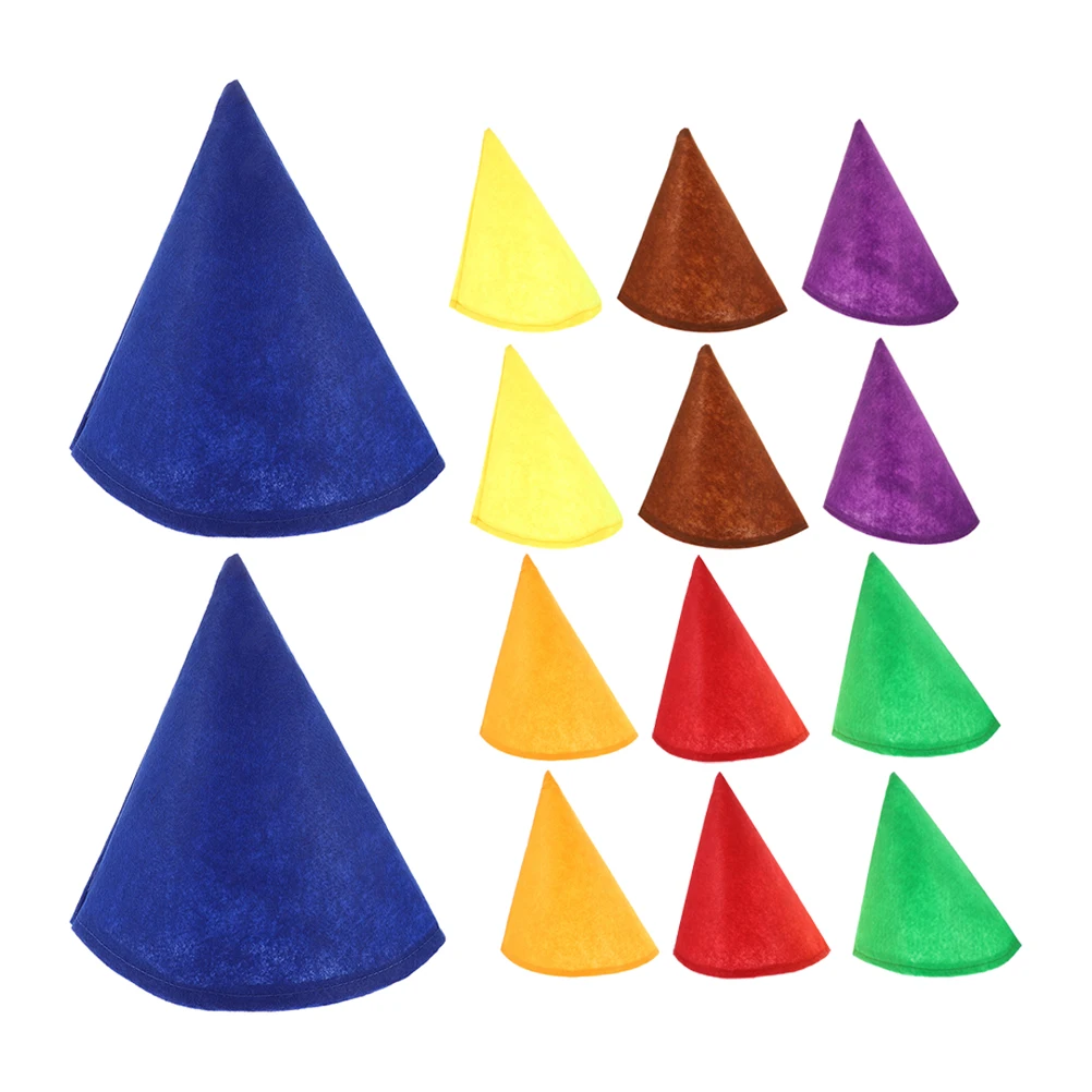 

14 Pcs Felt Duck Hat Unisex Elf Costume Cloth Funny Dress up Hats Men and Women