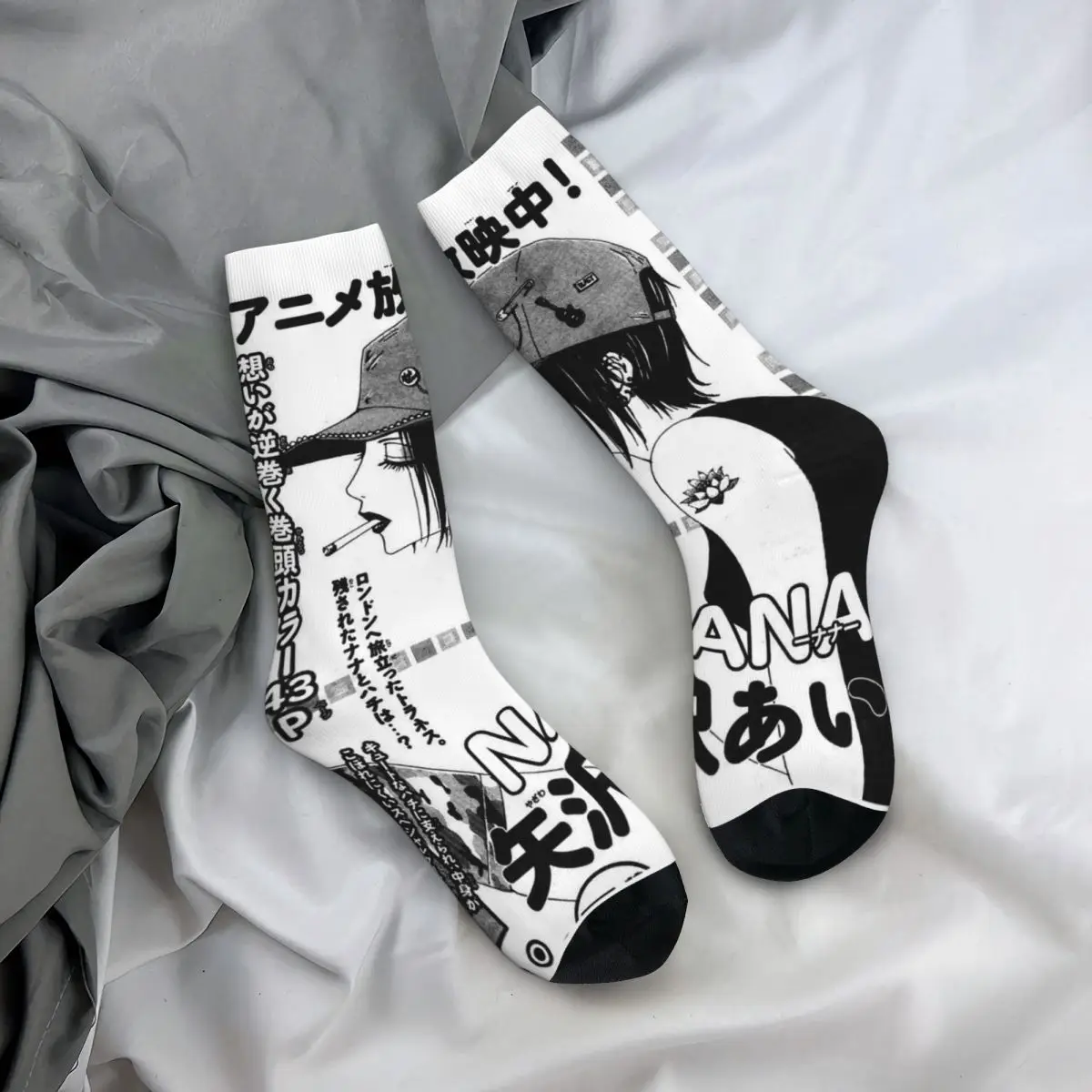 3D printing cosy Unisex Socks,Running Manga Nana Osaki Interesting Four Seasons Socks