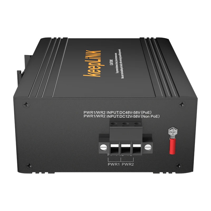 Imagem -04 - Switch Poe Industrial Keeplink Gigabit Ethernet Sfp de Portas Portas 10 Mbps 100 Mbps 1000mbps Trilho Din Ip40 Ieee802.3af em