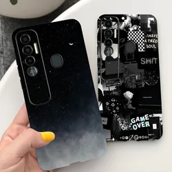 For Tecno Camon 17P CG7 Phone Case Back Cover starry sky Painting Bumper For Tecno Camon 17 Pro Camon17P Soft Silicone Etui Capa