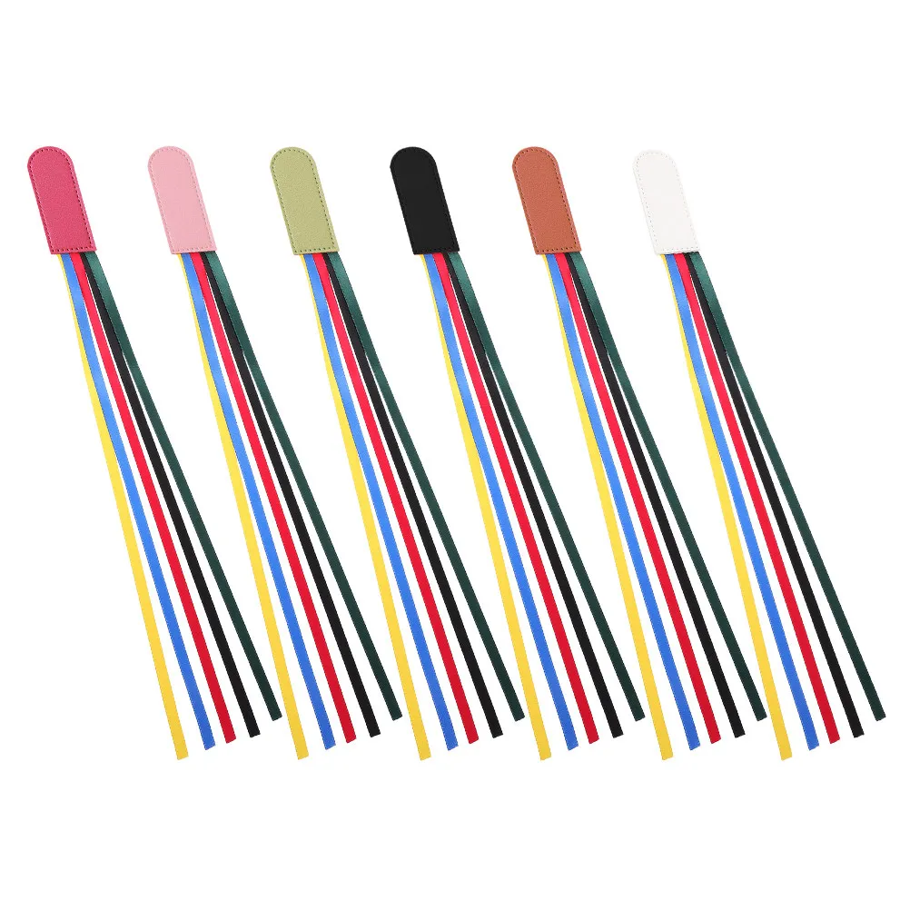 

Набор из 6 закладок-лент для Библии из искусственной кожи: стильные, универсальные, для книг, учебников, религиозных материалов