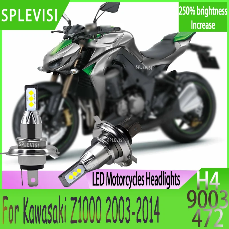 

Long-Lasting 9003 LED Motorcycle Light - No Fan For Kawasaki Z1000 2003 2004 2005 2006 2007 2008 2009 2010 2011 2012 2013 2014