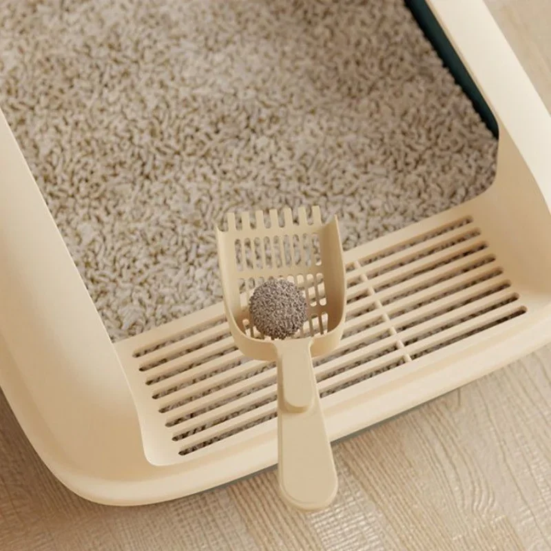 Large Capacity Kitty Litter Box Pet Sandbox for Cat Anti-Splash Cats Toilet Pet Sandbox Kitten Tray Bedpan Cleaning Cat Supplies