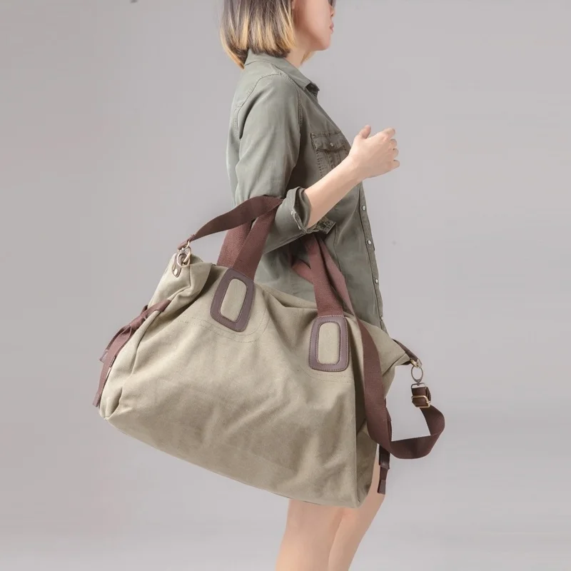 

Canvas Crossbody Shoulder Bag Tote Large Womens Handbag Fashion Shopper Top-handle Messenger Bag Travel Female Casual Bag