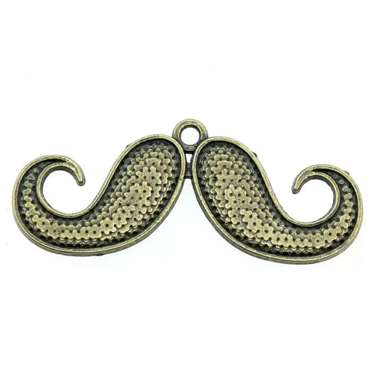 

100pcs 44*18mm Vinatage moustache design pendants for handmade accessories Zinc alloy metal HW3699