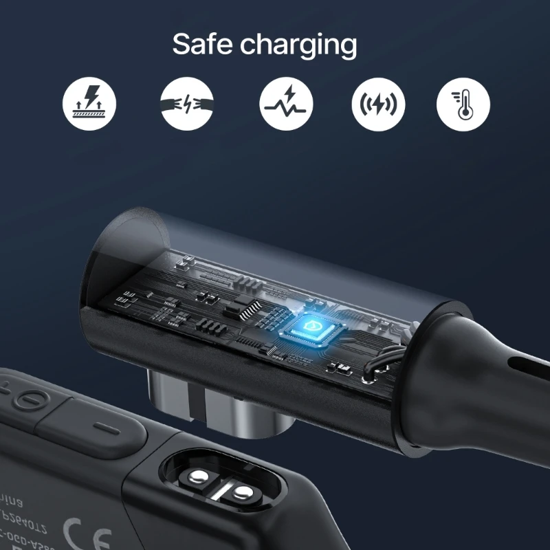 carregamento 2 1 para conexão estável fones ouvido AS800/S803/S810, design leve