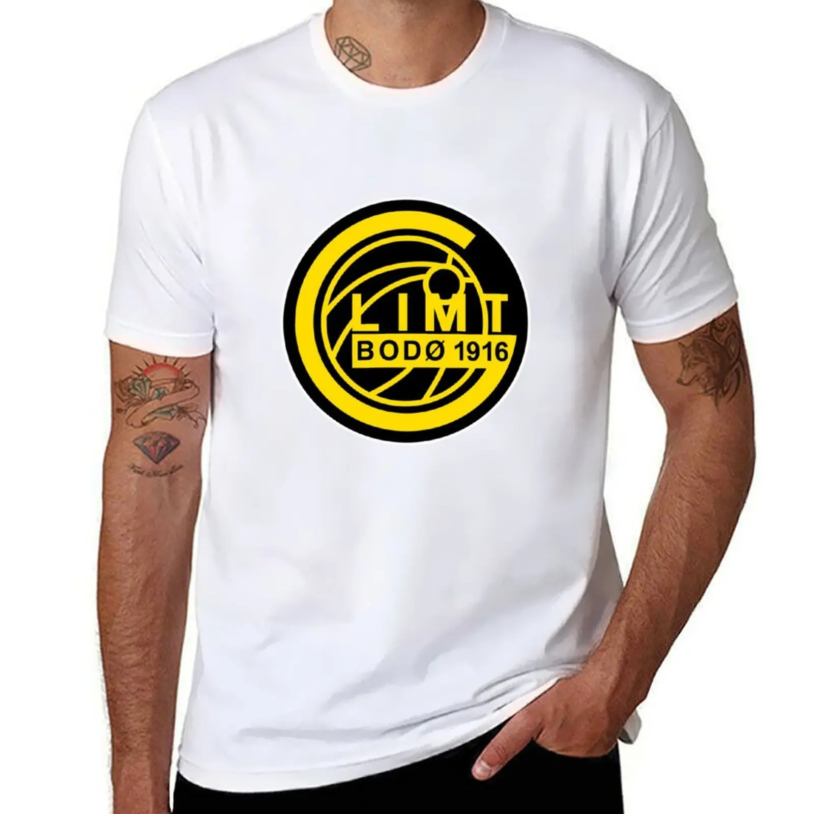 

Bodo glimt fotballklubben norwegian sports fans T-Shirt man t shirts for men t shirts for man cotton T-Shirt