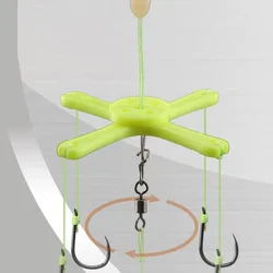 High Carbon Steel Carp Bait Fishhooks Eight Claw Fish Hook Anti-Winding Fishing Tackle Jig Hooks for River Sea  Accessory