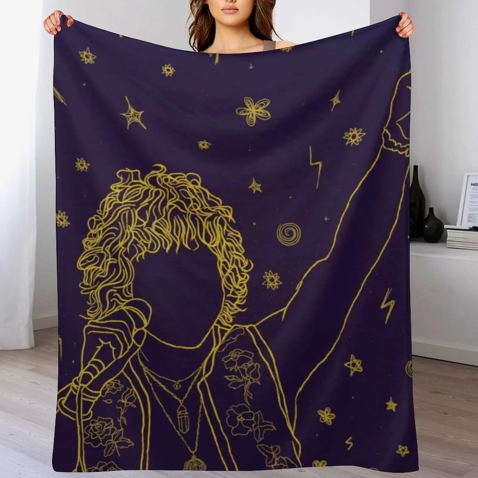

Josh Kiszka Throw Blanket Kid'S bed plaid Thin Giant Sofa Blankets
