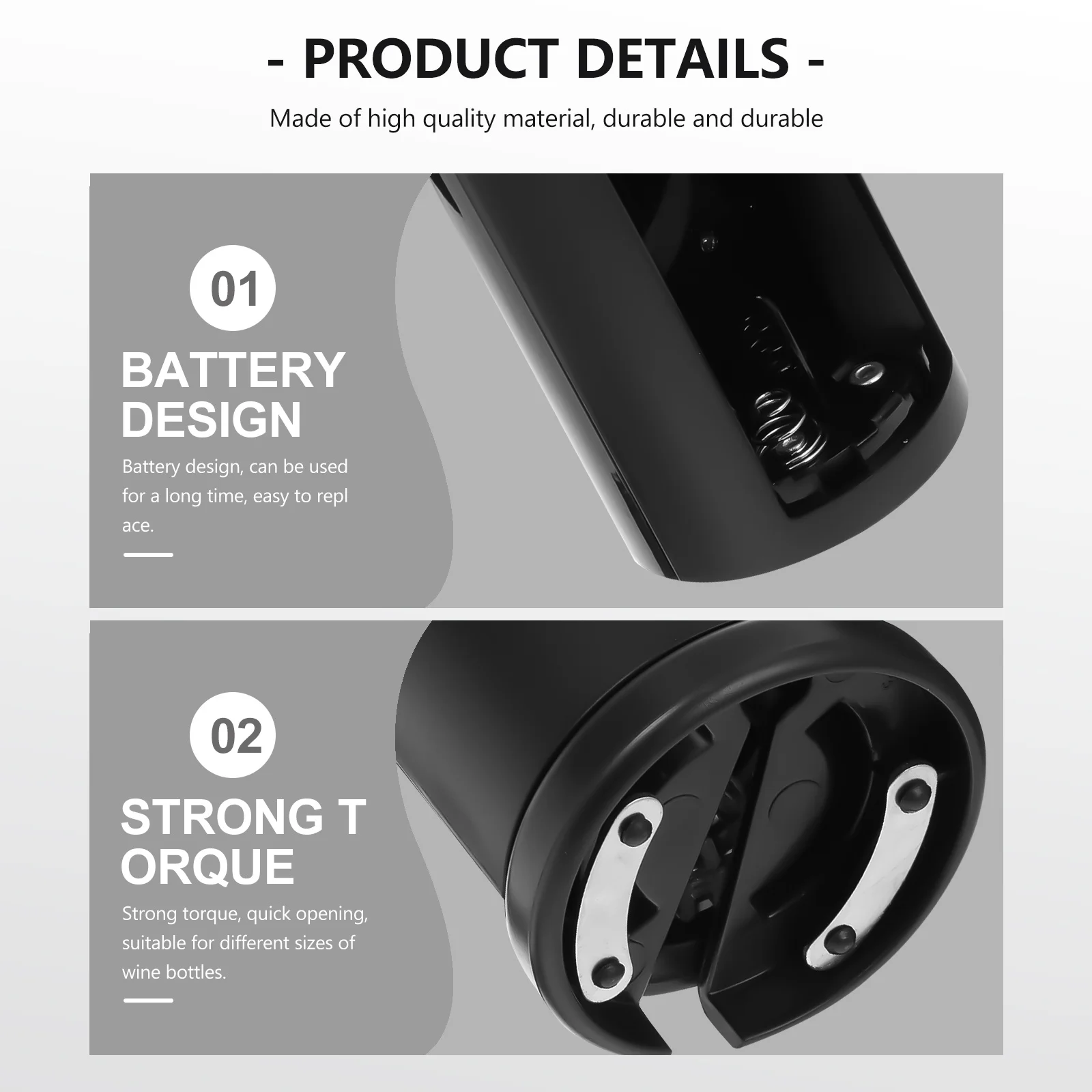 

4pcs Electric Wine Opener Kit Automatic Bottle Opener Set For Home Bar Party Kitchen Tool Gift For Wine Lovers