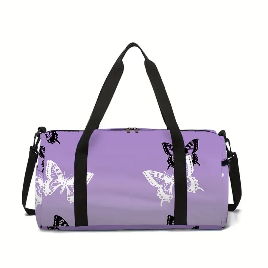 

Butterfly Pattern Large Capacity Luggage Bag for Boy/Girl Best Gift 3D Cartoon Travel Duffels Outdoor Fitness Bag for Children