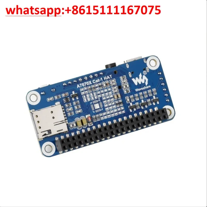 A7670E LTE Cat-1 Raspberry Pi HAT Development Board Multi Band 2G GSM GPRS GNSS LBS Positioning Module