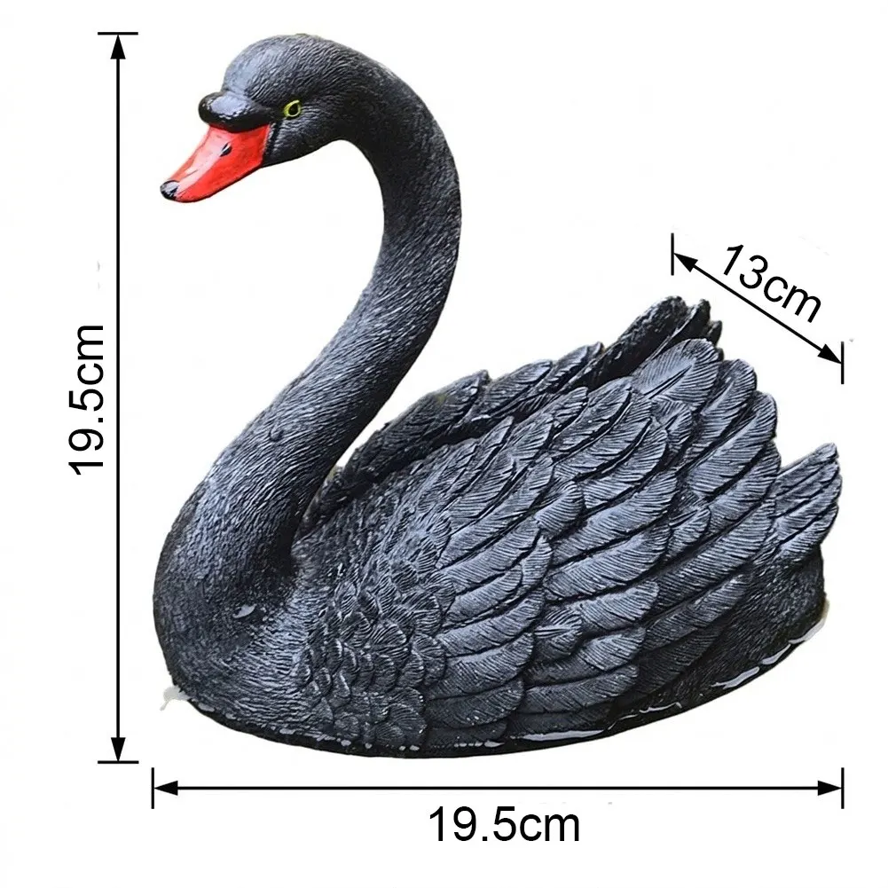 Outdoor Floating Goose Made from Weather Resistant Resin Suitable for Year-Round Exposure in Temperate Climates