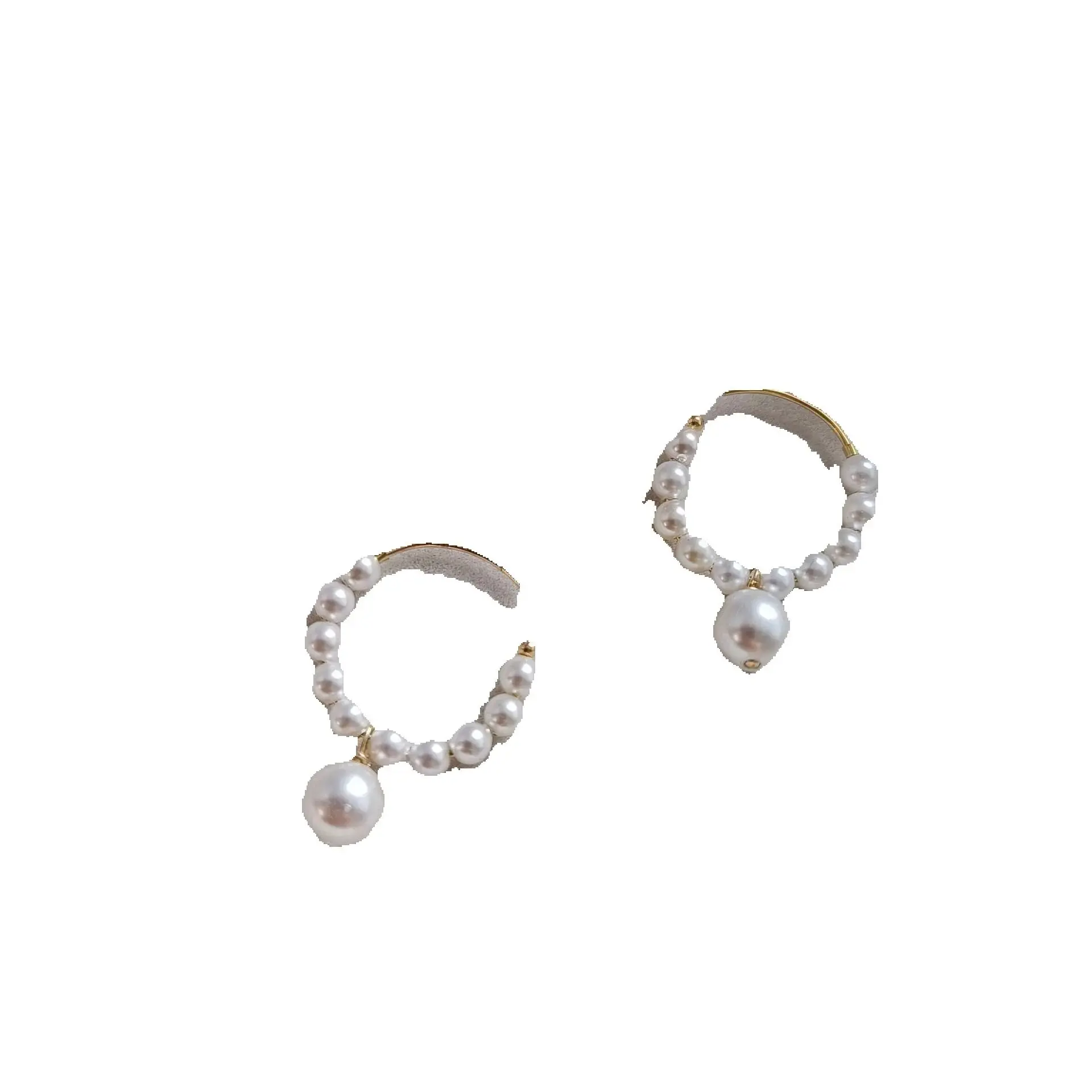 

Серьги-крючки с натуральным белым жемчугом Акойя, круглый жемчуг, 3–4 мм, 7 мм, с кисточкой и короной