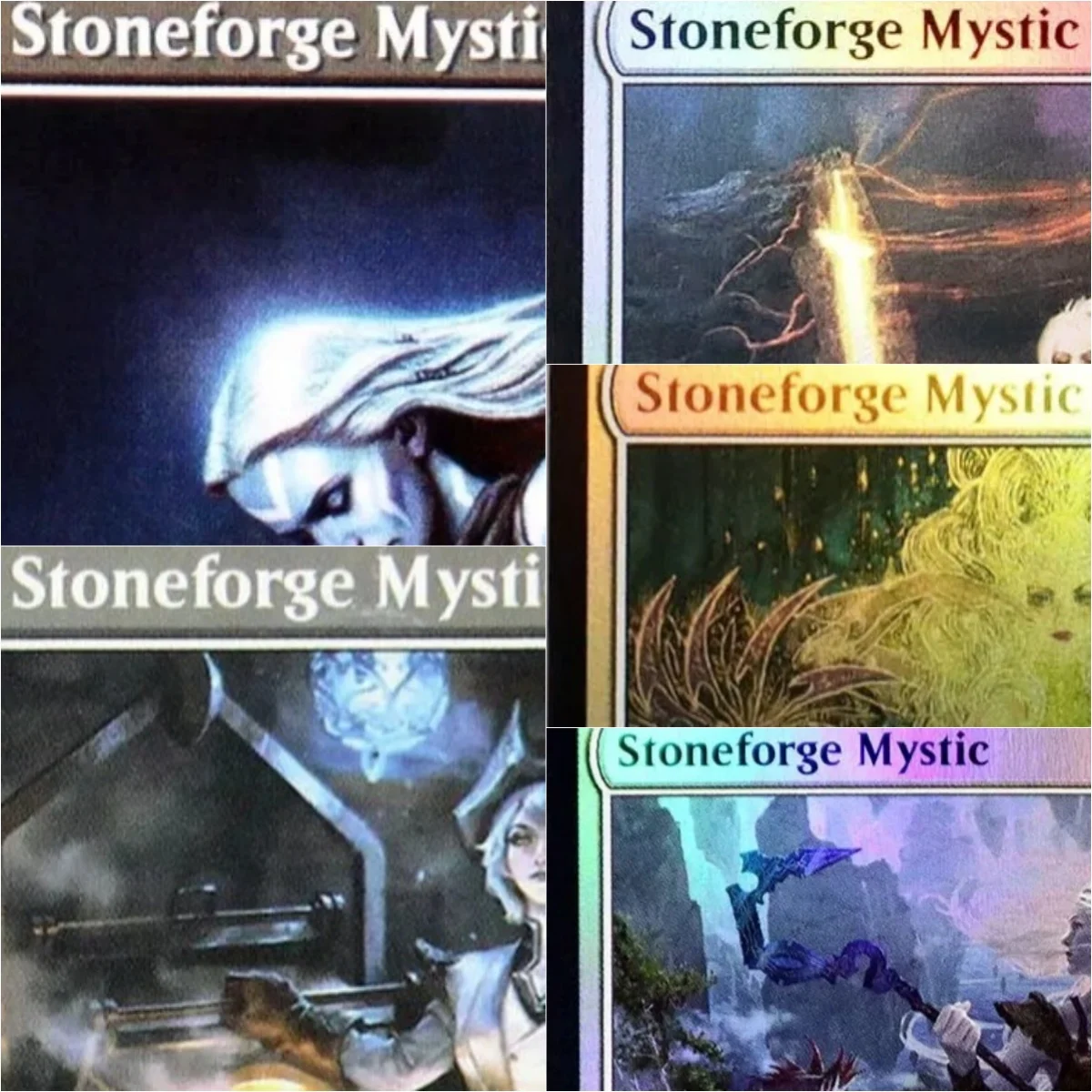 

"Stoneforge Mystic" High Quality TCG Magical Proxy BlackProxy Playing Cards Gathering Board Game Deck Trading Cards