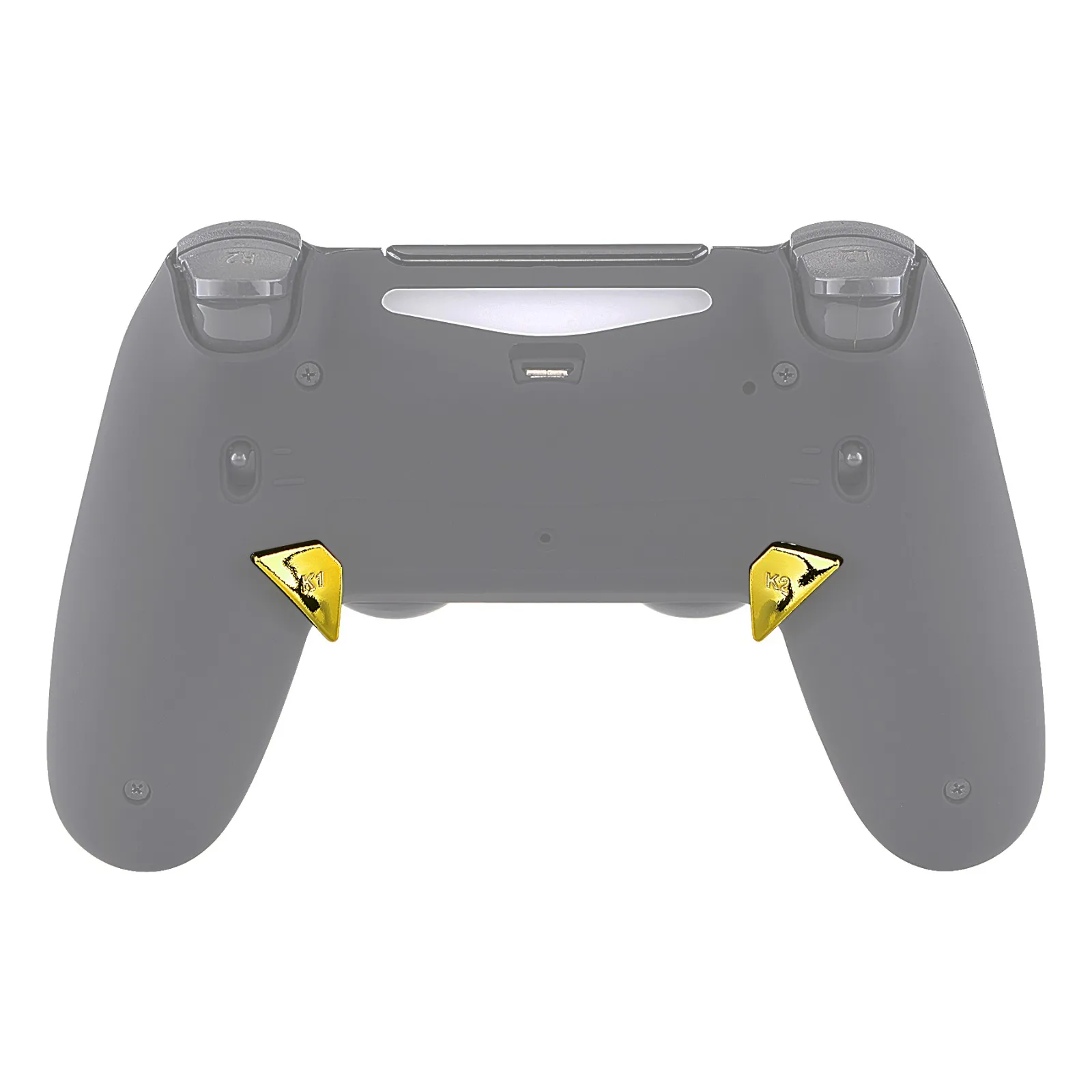 EXtremeRate 광택 교체 재설계된 백 버튼, K1 K2 패들, PS4 컨트롤러용, eXtremeRate Dawn 2.0 재매핑 키트