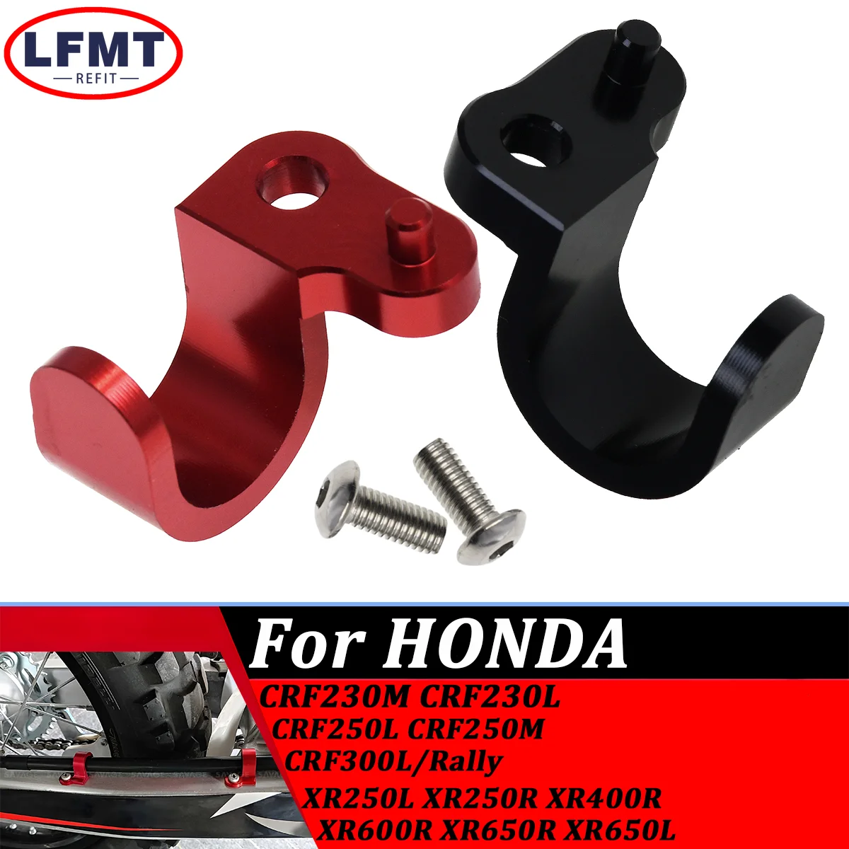 

Motorcycle CNC Accessories Brake Hose Clamp Line Holder For HONDA CRF230L CRF250L CRF300L 250M XR250L XR250R XR650L 2012-2023