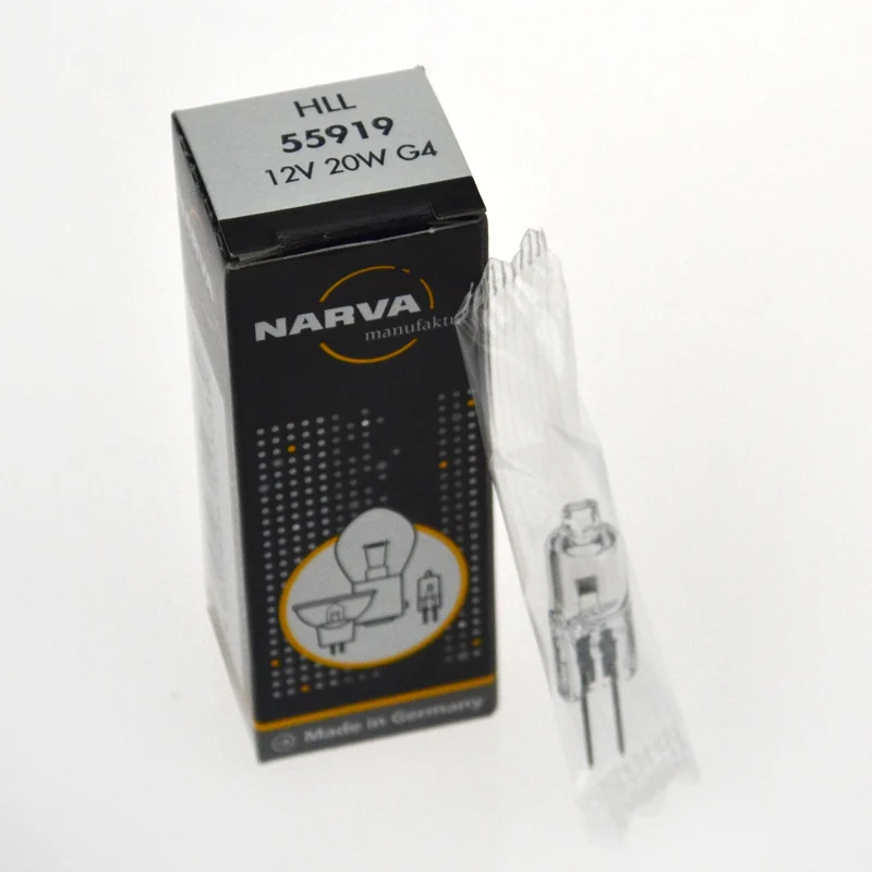 Imagem -05 - Narva Lâmpada Instrumento Óptico Lâmpada Analisador Bioquímico Precisão Hll Hlws4 6v 12v 20w g4 55919 55913 55912