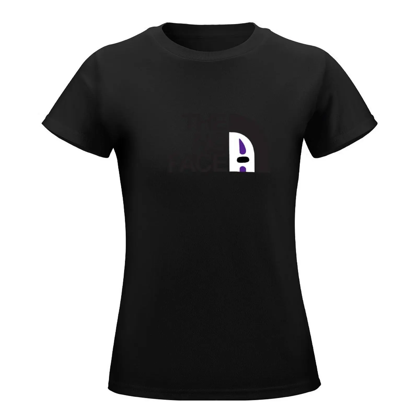 The no face T-Shirt Female clothing sublime plus size tops funnys Womens clothing