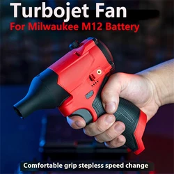 Fan Turbojet XL For Milwaukee Brushless Violent Turbofan Car Wash Air Blower Dryer 140,000RMP Multi-Functional Mini Powerful Fan