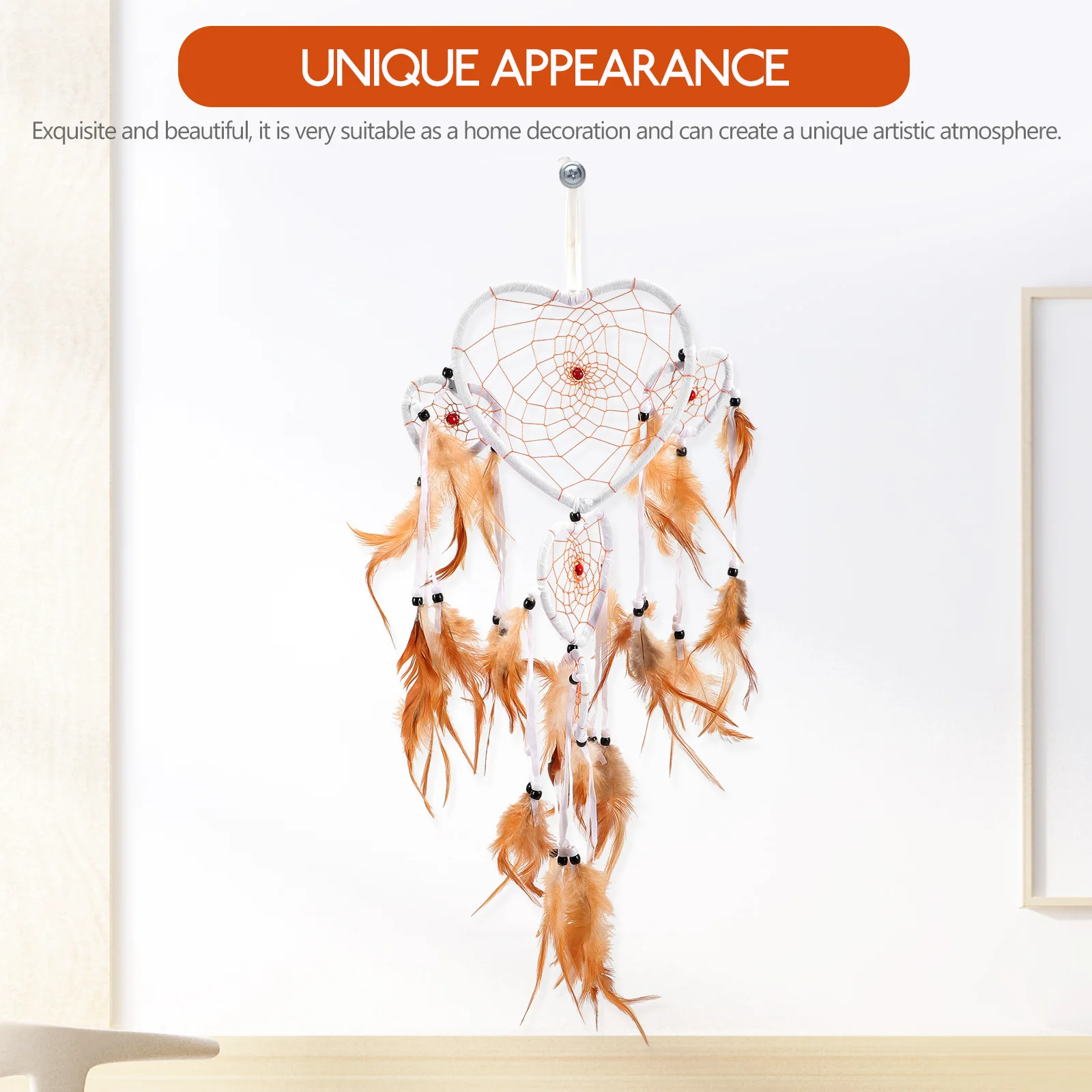 

Dream Catcher ABS Pendant Plume Large Size Indoor Hanging Safe Materials Home Pendant Wall Decoration