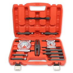 12/14 Pcs Separator Combination Set Bearing Splitter Mechanical Double Disc Puller Chuck Gearbox Outer Bearing Remover Tool