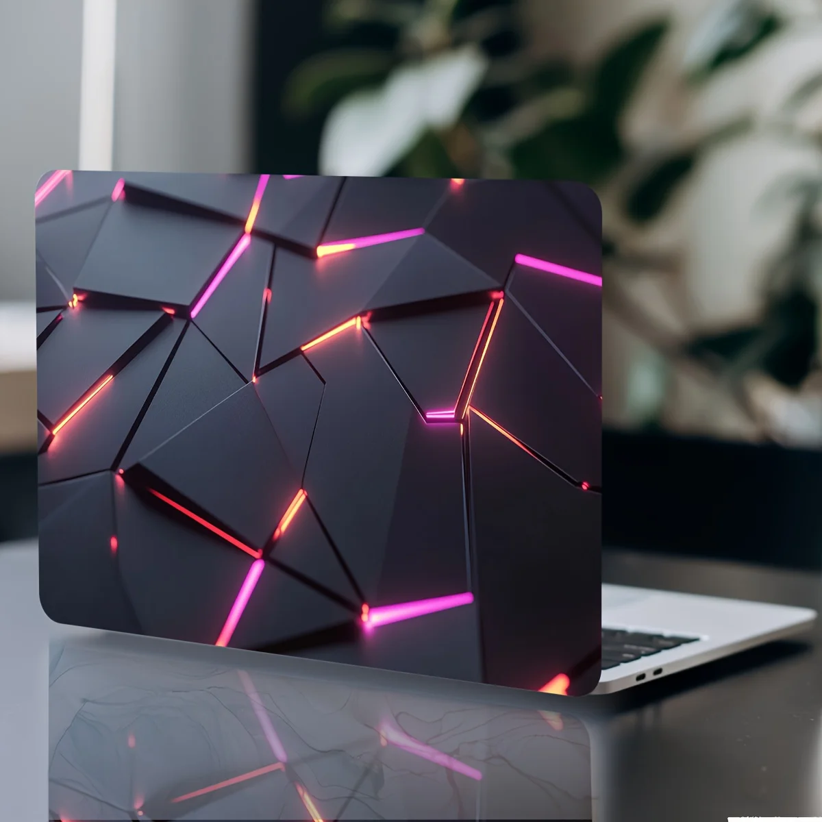 حافظة فنية للكمبيوتر المحمول مكونة من قطعتين من ملصقات Cyberpunk، ملصقات جلدية عالمية للكمبيوتر المحمول غير قابلة لإعادة الاستخدام