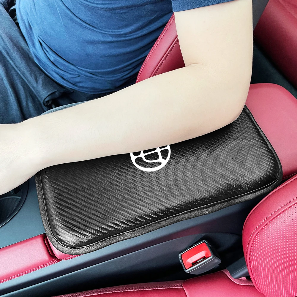 For Brilliance V5 H530 M2 H230 V3 H320 H330 FRV Car Leather Armrest Mat Cover Protector Pad Cushion Auto Interior Accessories