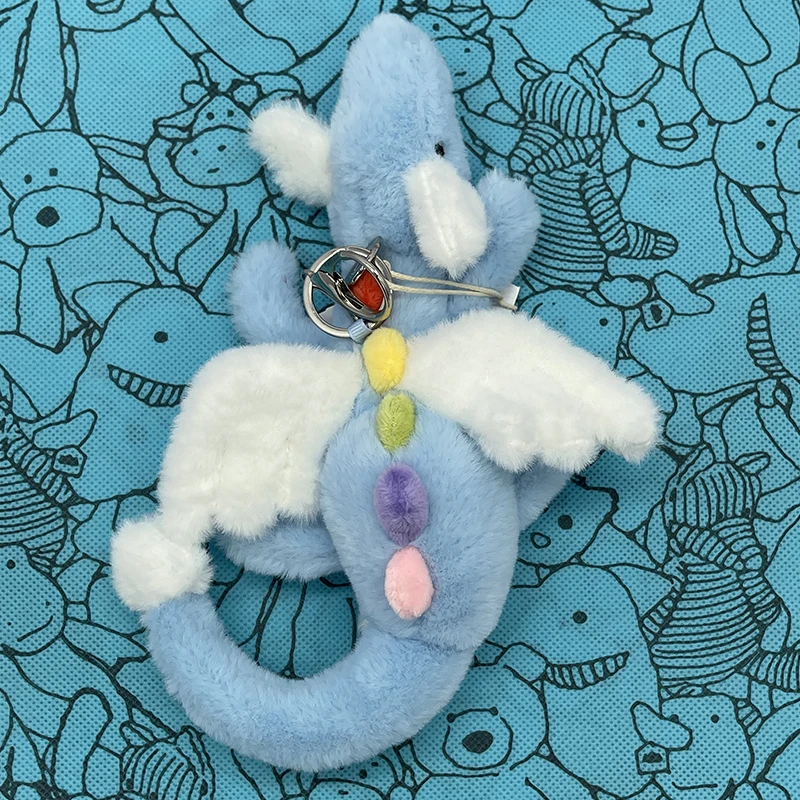 Marshmallow-Ball-Plüsch-Schlüsselanhänger, Golf-Schlüsselanhänger, Croissant-Plüschtier, Kirsche, Xue Long Plüsch-Taschenanhänger – Detail 1