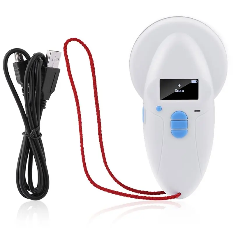 B68C C Handheld Rechargeable Animal Chip ID Pet Reader Fast Reading RFID Scanner Easy Operate Use For Microchip Detection