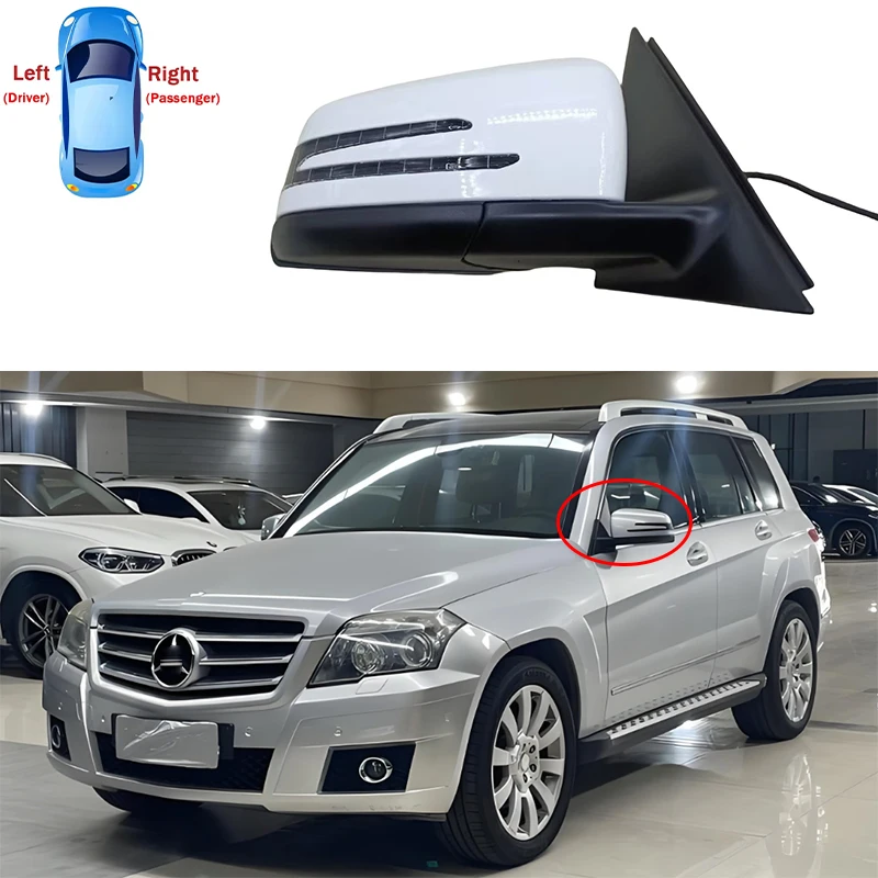 

Car Accessories For Mercedes-Benz X204 GLK250/280/300/350 2008 2009 2010 2011-2015 Auto Side Rearview Mirror Cover Assembly