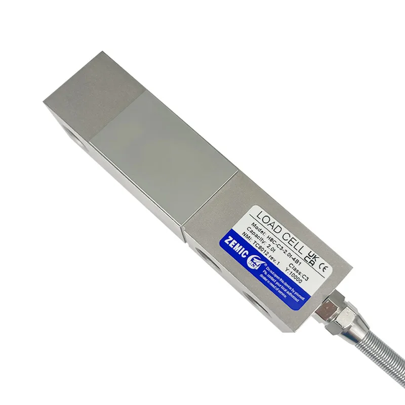 H8C Shear Beam Load Cell 0.5-10T C3 Class 2.0mV/V 350Ω Strain Gauge Sensor for Platform/Hopper Scale Alloy Steel Shear Beam