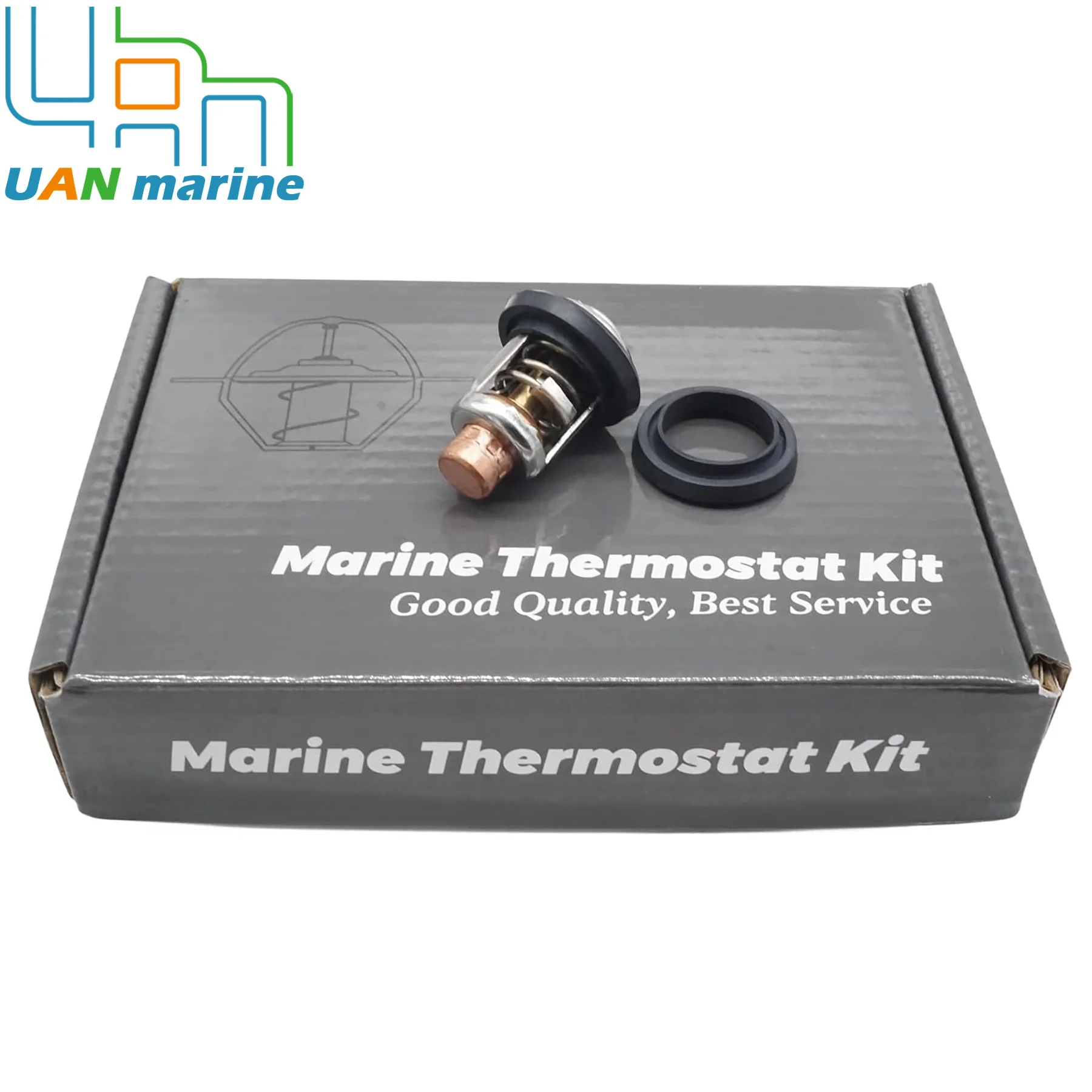 19300-ZW9-003 19300-ZY3-023 60°C Thermostat Fits Honda 4-Stroke 8 9.9 15 220 25 30 40 50 60 75 90 200 225 HP Outboard Motors