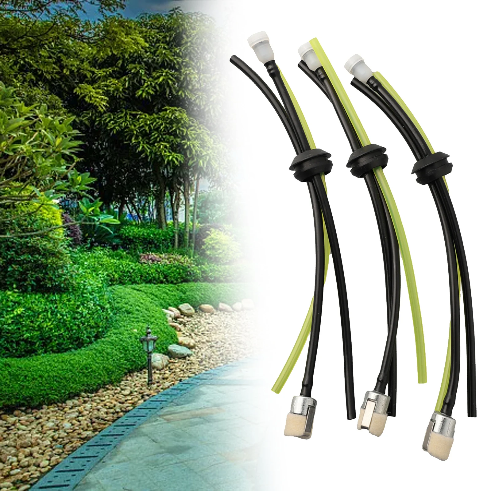 3pcs Fuel Filter Fuel Gas Tank Grommet Filter Vent Hose For GT-200 SRM-2100 Trimmer Blower Fine Tune The Blower Vent Hose